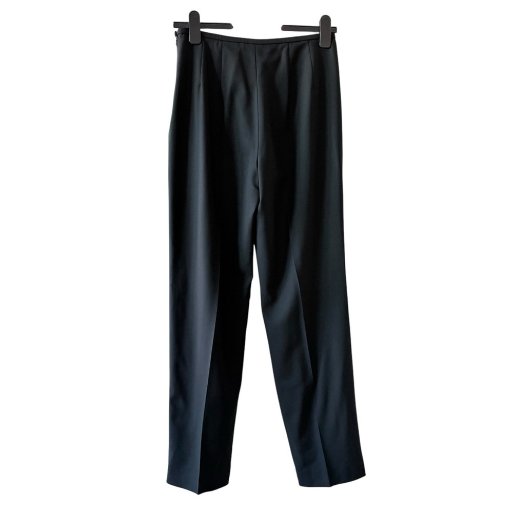 ☀️Dana Buchanan Black Wool Blend Straight Leg Pants